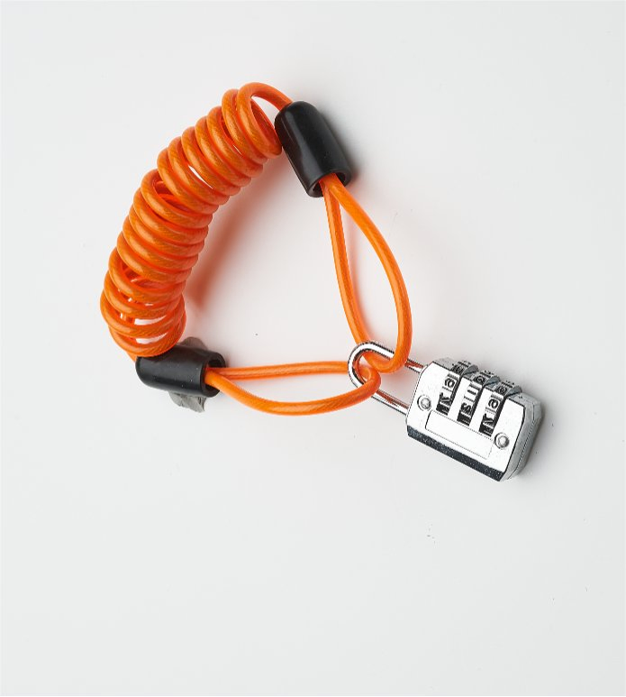 PVC Coated 3 Combination Padlock Luggage