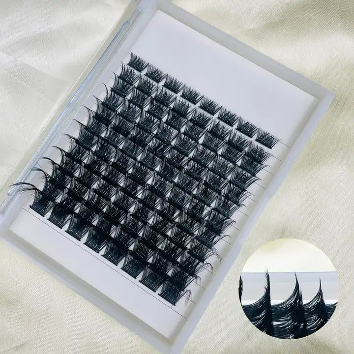 Private Label Cluster Lash Trays DIY Individuals Eyelash Extensions DIY Cluster Lashes Private Label