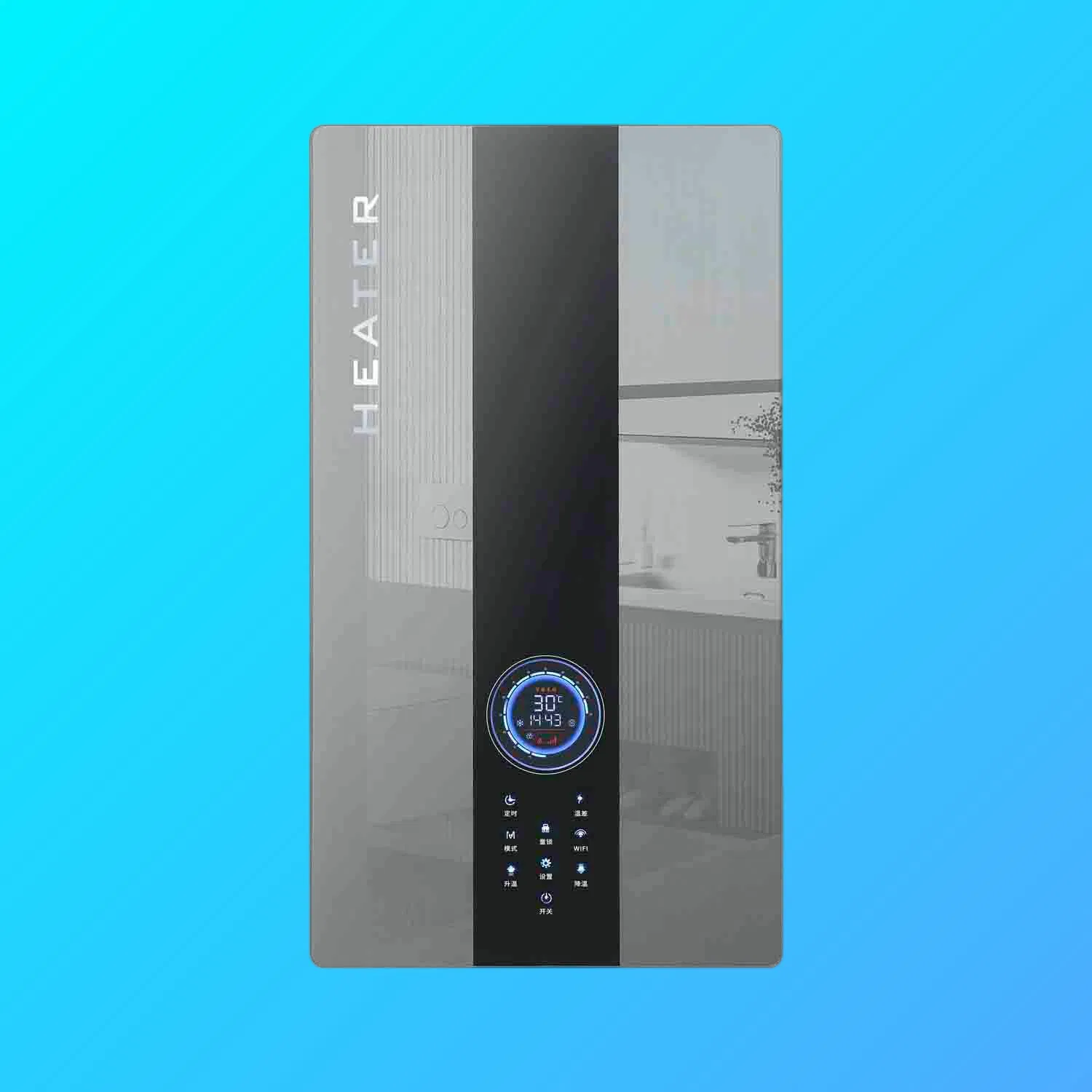 Электрический настенный водонагреватель для центрального отопления