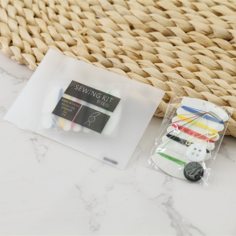 Hotel Sewing Kit for Guest Convenience with 6 Color Threads