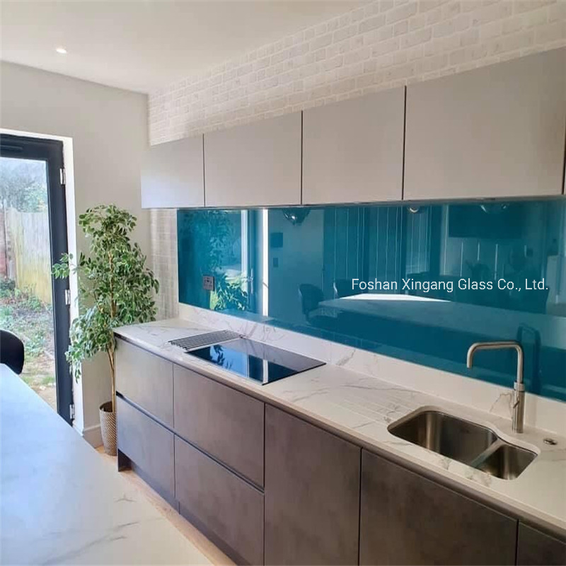 Temperable Super White Painted Glass for Decoration and Kitchen Cabinets or Sliding Doors