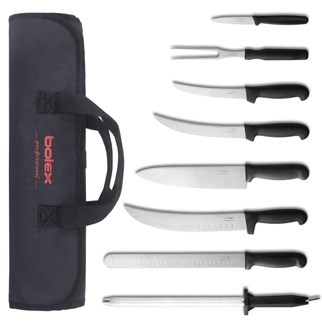 Oval Knife Sharpening Steel Sharpener Rod Stick File Butchers