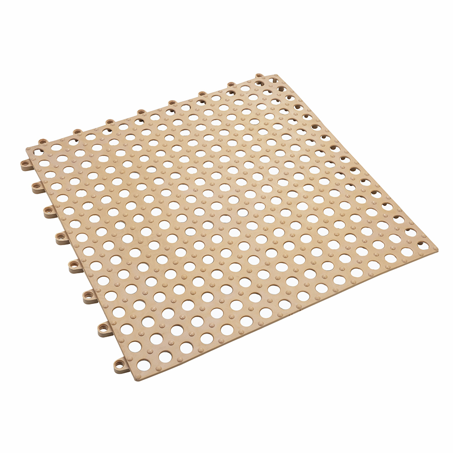 PVC Round Hole Enironmental Protection Tasteles Kitchen Non-Slip Ingterlocking Floor Tile, PVC Swimming Pool, Toilet Drainage Ingterlocking Floor Mat