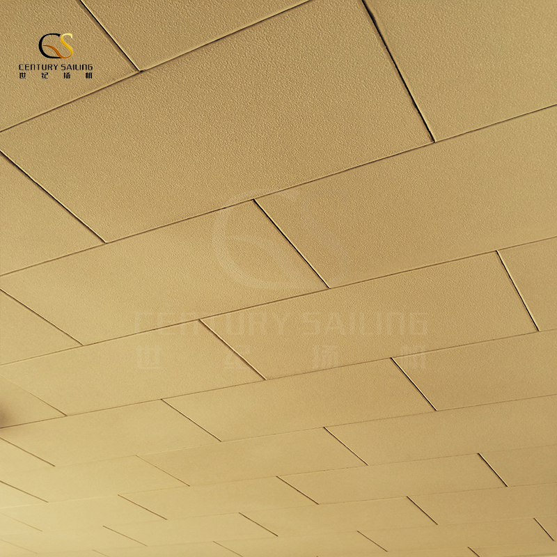 Hot Sale Soundproof and Fireproof Glass Wool Fiberglass Ceiling Panels for Hallway