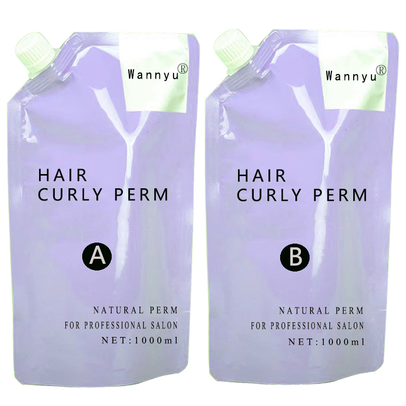 Can Be Customized 1000ml Hair Repair Reconstruction African Hair Perm for Curly Hair