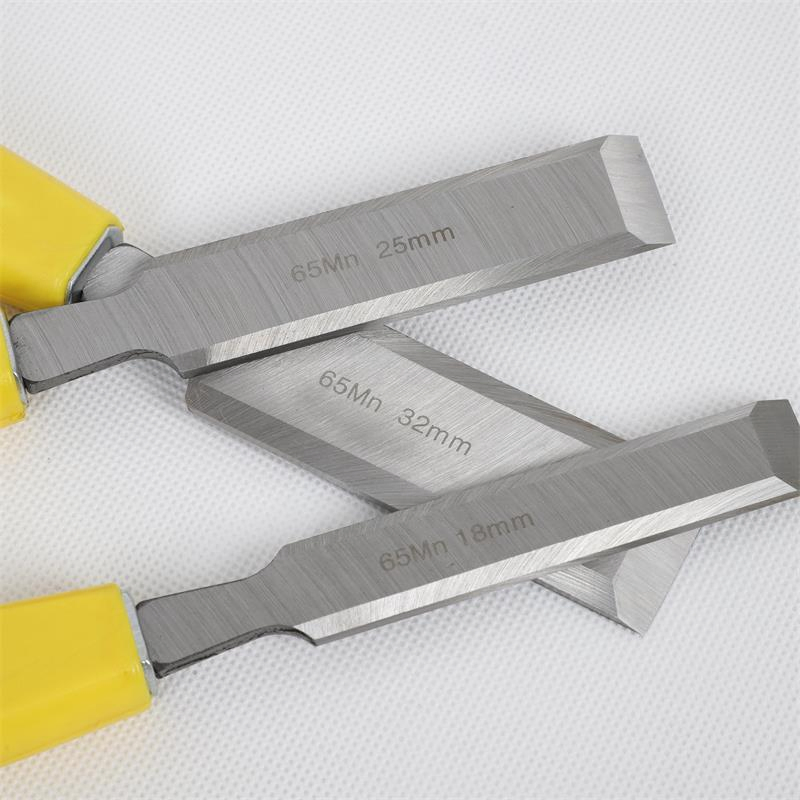 Manual Woodworking Tool Yellow Handle Chisel High Carbon Steel Chisels for Woodwork