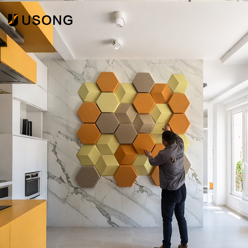 Usong Hexafire B1 Acoustic Panel - Polyester Fiber 300mm