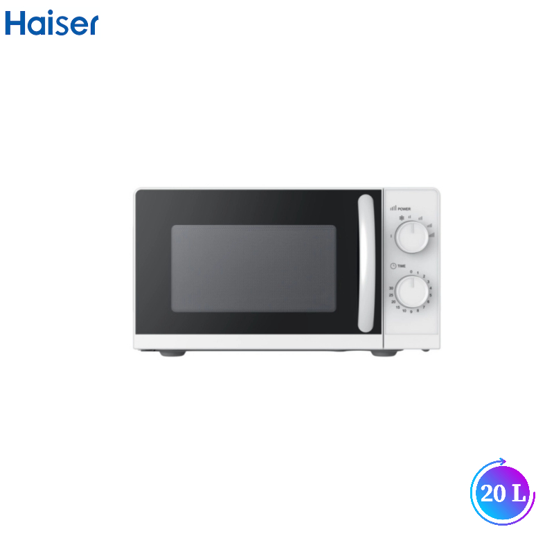 Silver Color 20 L Microwave Oven with 6 Adjustable Power Levels