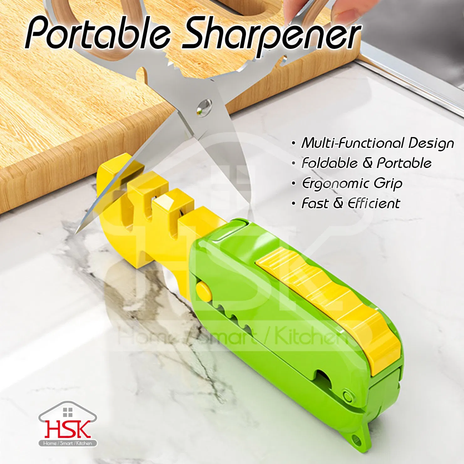 Kitchen Knife Sharpener, Household Portable Bottle Opener