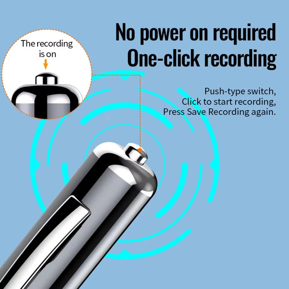 Voice Activated Portable Mini Recording Device Voice Recorder Stereo Recorder