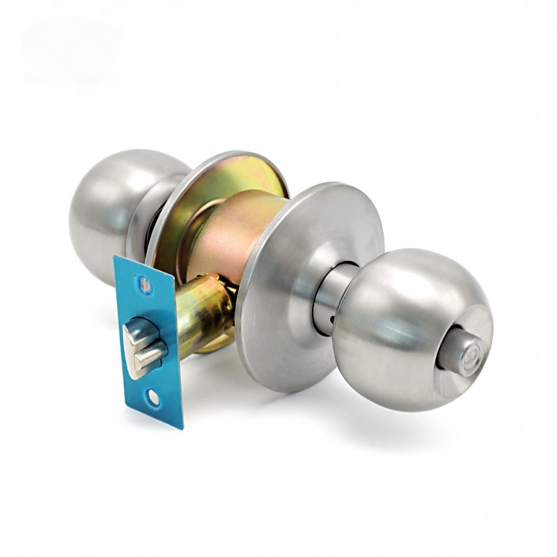 Hot Sale High Quality Tubular Lever Door Handle Stainless Steel Entry Privacy Passage 587 Ss Et Hotel Round Knob Door Lock Window Handle Lock
