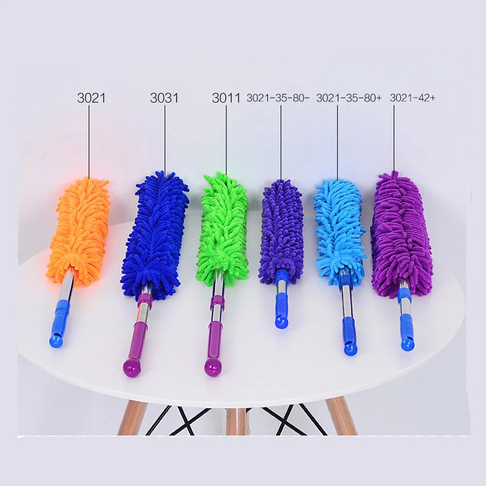 Home Car Wash Cleaning Electrostatic Dust Retractable Chenille Duster