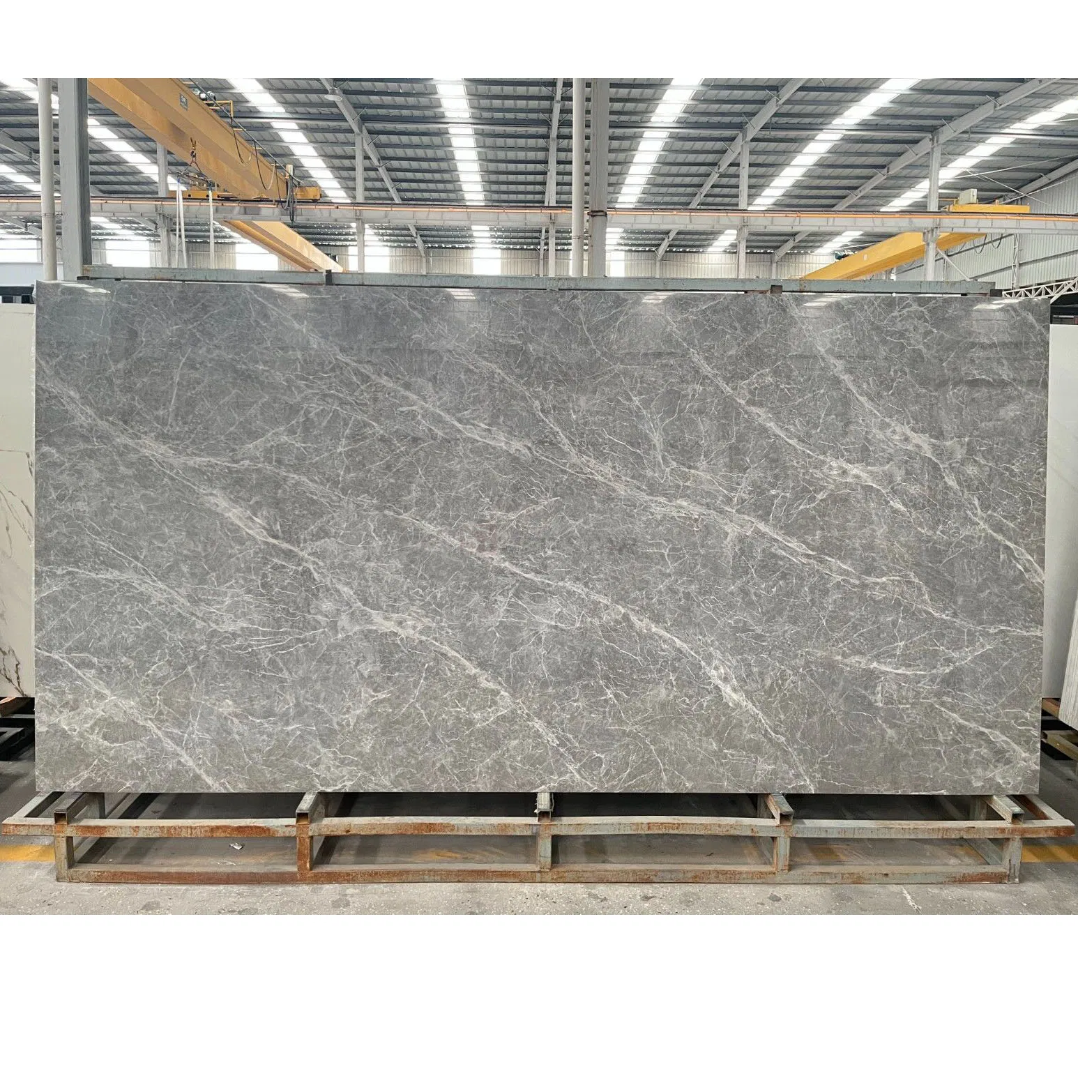 Newstar Factory Polished Marble Look Slabs Sintered Stone Floor Paver Hotel Project Porcelain Thin Slabs for Living Background