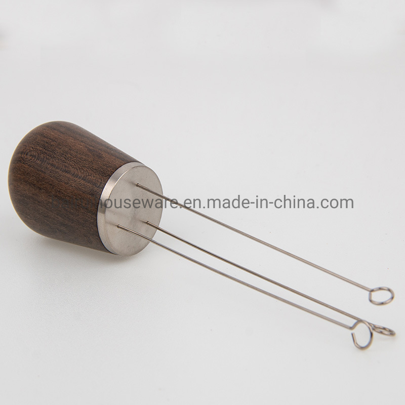 Food Grade 304 Stainless Steel Coffee Bean Distributor Stainless Steel Espresso Neddle Distributor 51mm 58mm for Barista