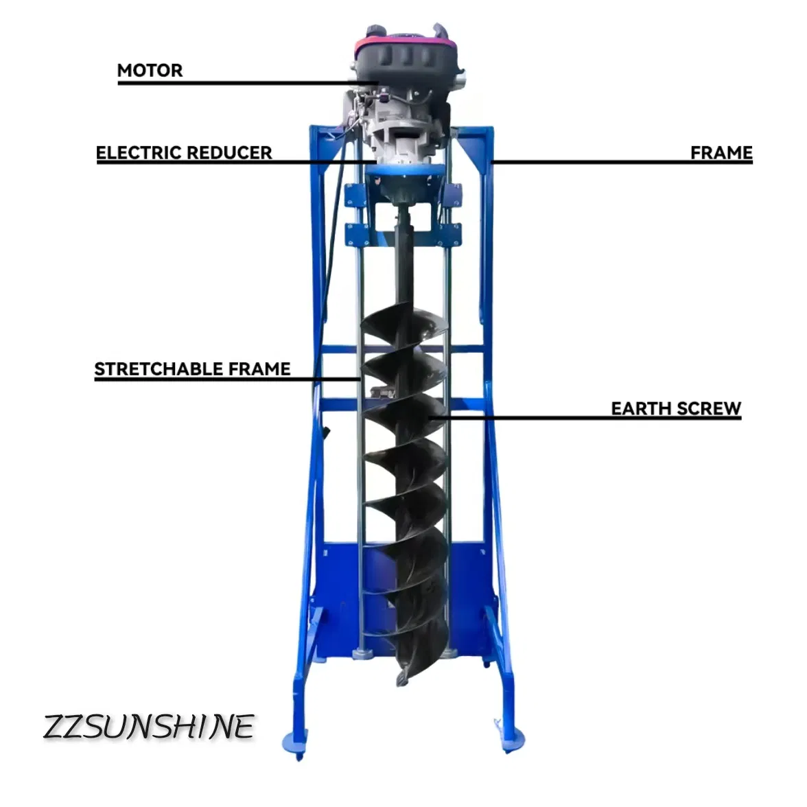 Customizable Lengthening Factory Direct Sale Good Quality Earth Auger with Gasoline Engine