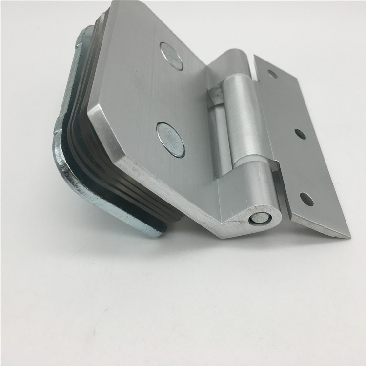 Silver Small Size Aluminum Door Hinge for Showroom