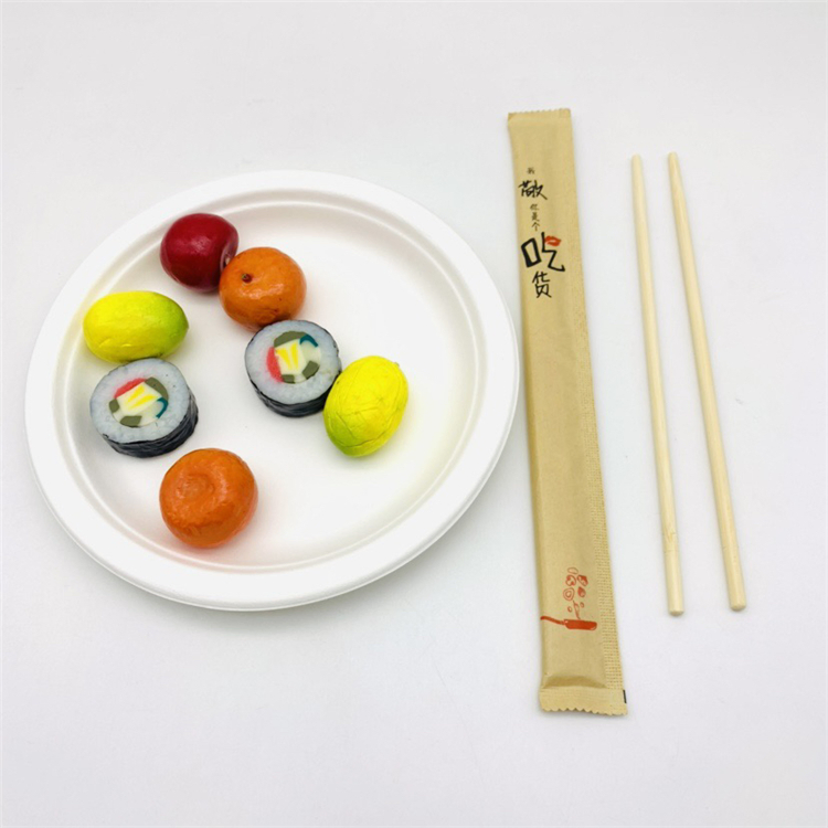 Personal Use 220mm Bamboo Chopstick in Individual Package