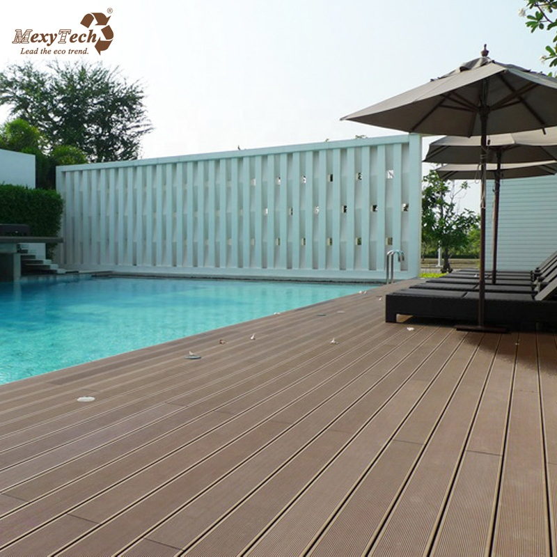Wood Grain Texture WPC Wild Life Decking 140*23mm