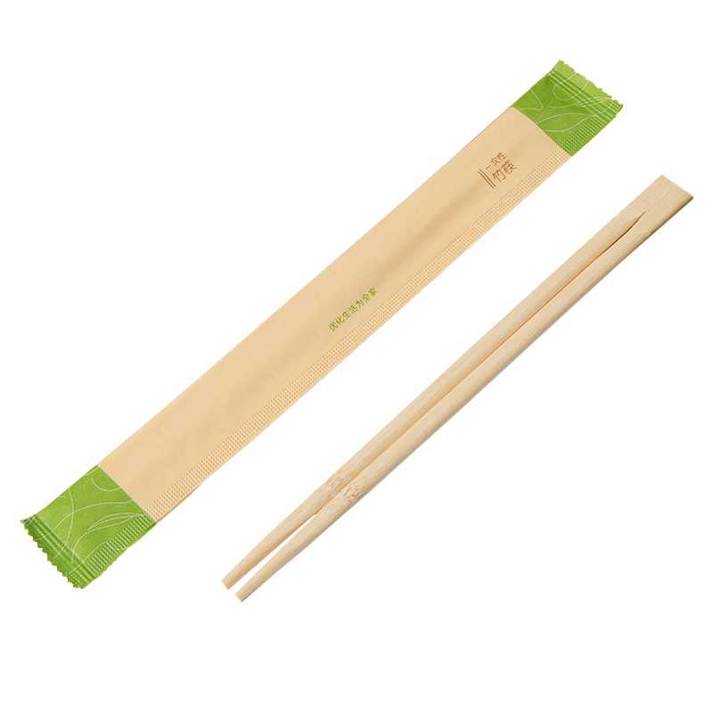 Japanese Cuisine Eco-Friendly Disposable Bamboo Twin Chopstick