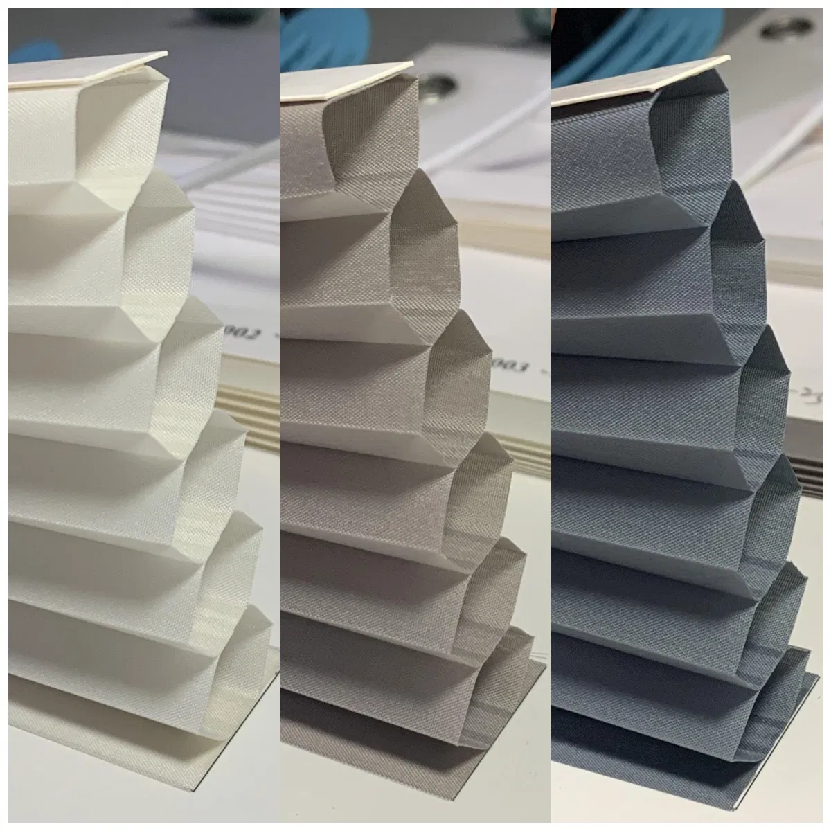 Honeycomb Blinds Fabric 100% Polyester Cellular Window Shades Plisse cellular Shutter