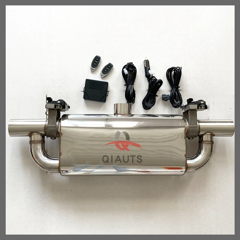 Универсальный глушитель T-Type с двумя выходами для тюнинга