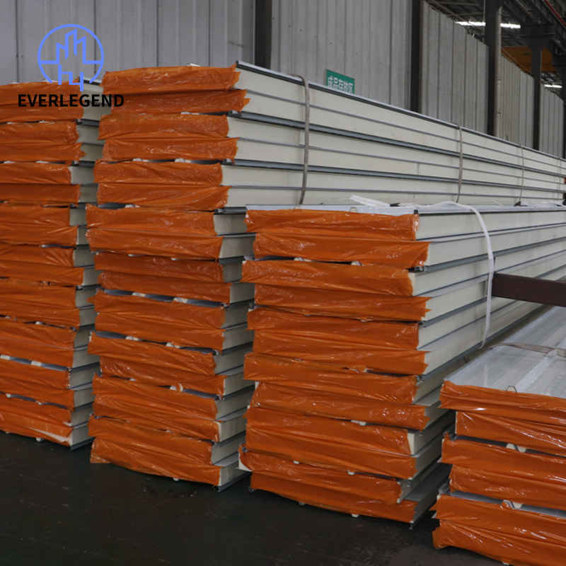 Hot PU/PUR Sandwich Panel Polyurethane Insulated Waterproof Roof Metal Steel Sandwich Panel