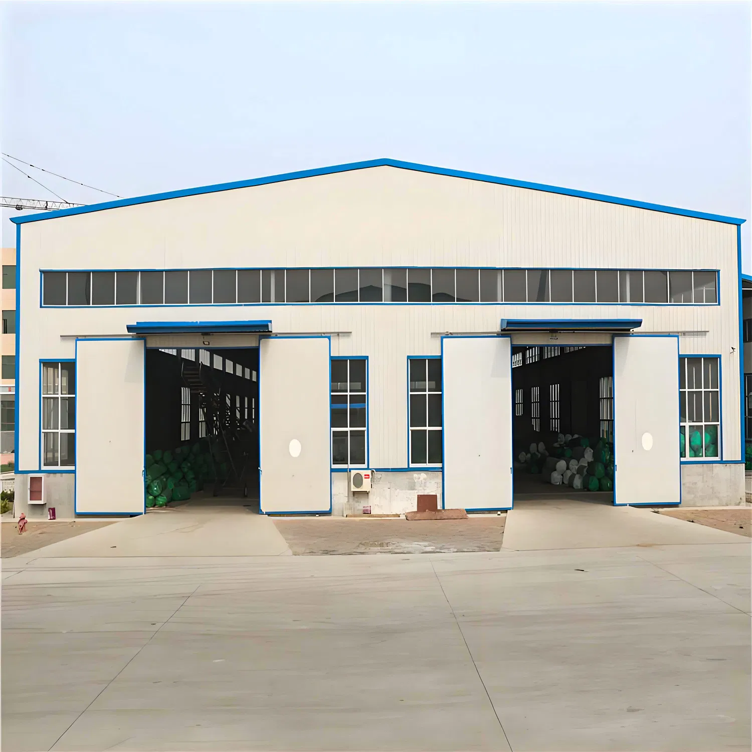Large Industrial Steel Structure Warehouse - High-Strength Steel, Suitable for Various Industrial Storage Needs