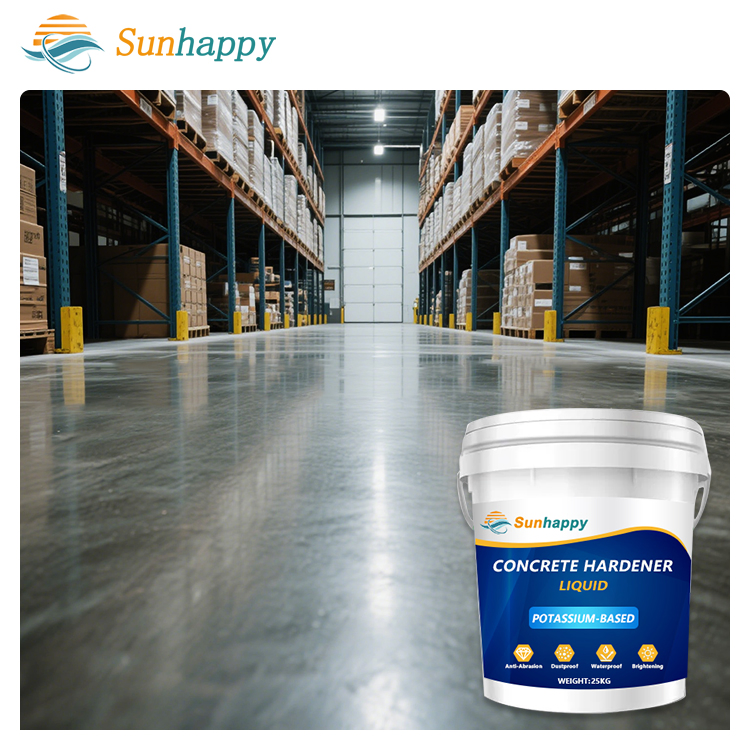 Custom Concrete Cement Surface Curing Agent Densifier Enhanced Durability Clear Liquid Concrete Floor Hardener