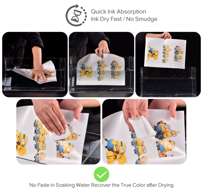 Opaque Synthetic Paper Rightint Carton A4, OEM Self Adhesive Label