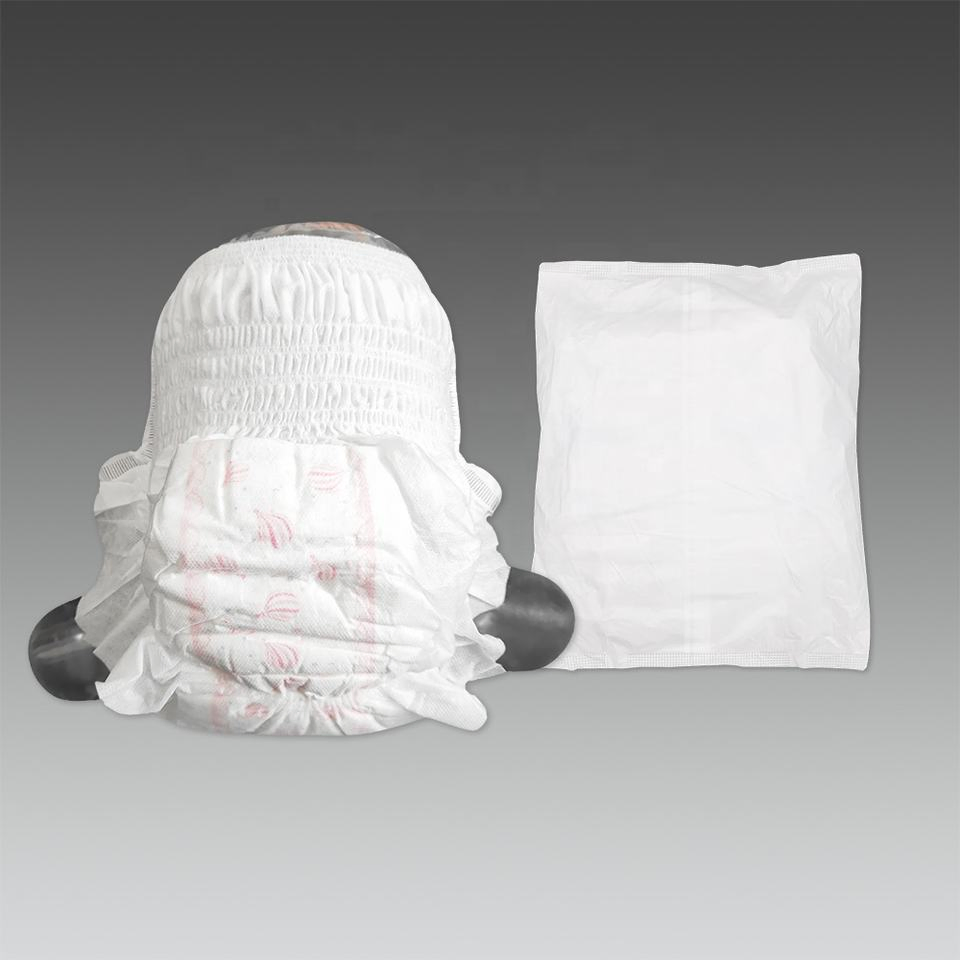 Soft Breathable Absorption Disposable OEM Adult Diapers Pull UPS Pants for Old People