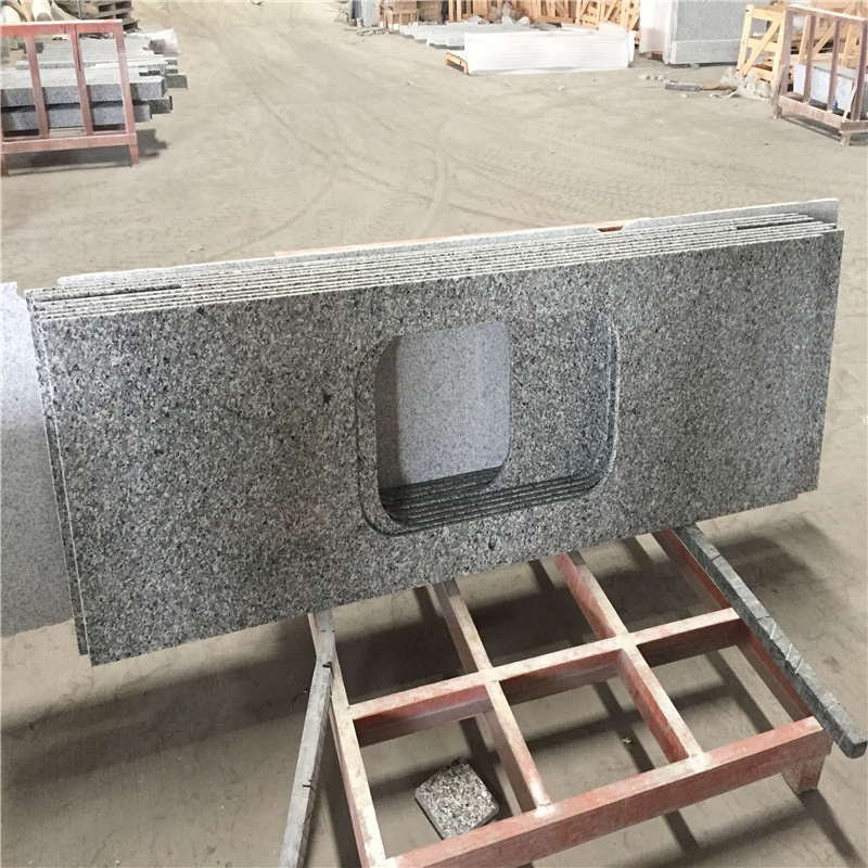 Popular Swan Grey Kitchen Tops Bathroom Natural Stone Granite Countertop