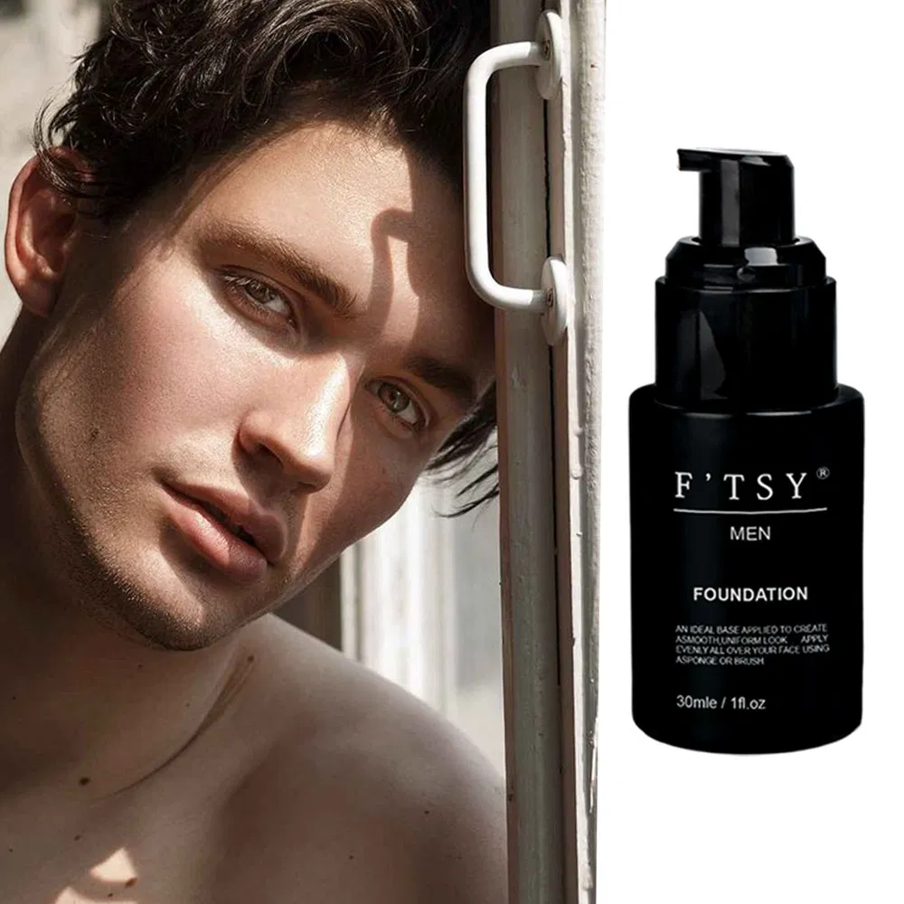 Custom 30ml Men's Foundation Concealer Even Skin Tone Makeup Bb Cream