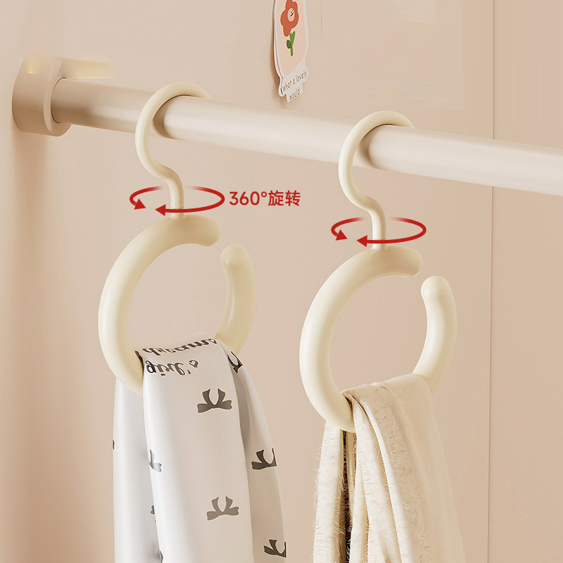 Scarf Rack Multifunctional Display Rack Clothing Store Round Scarf Hangers Tie Hanger Hat Rotatable