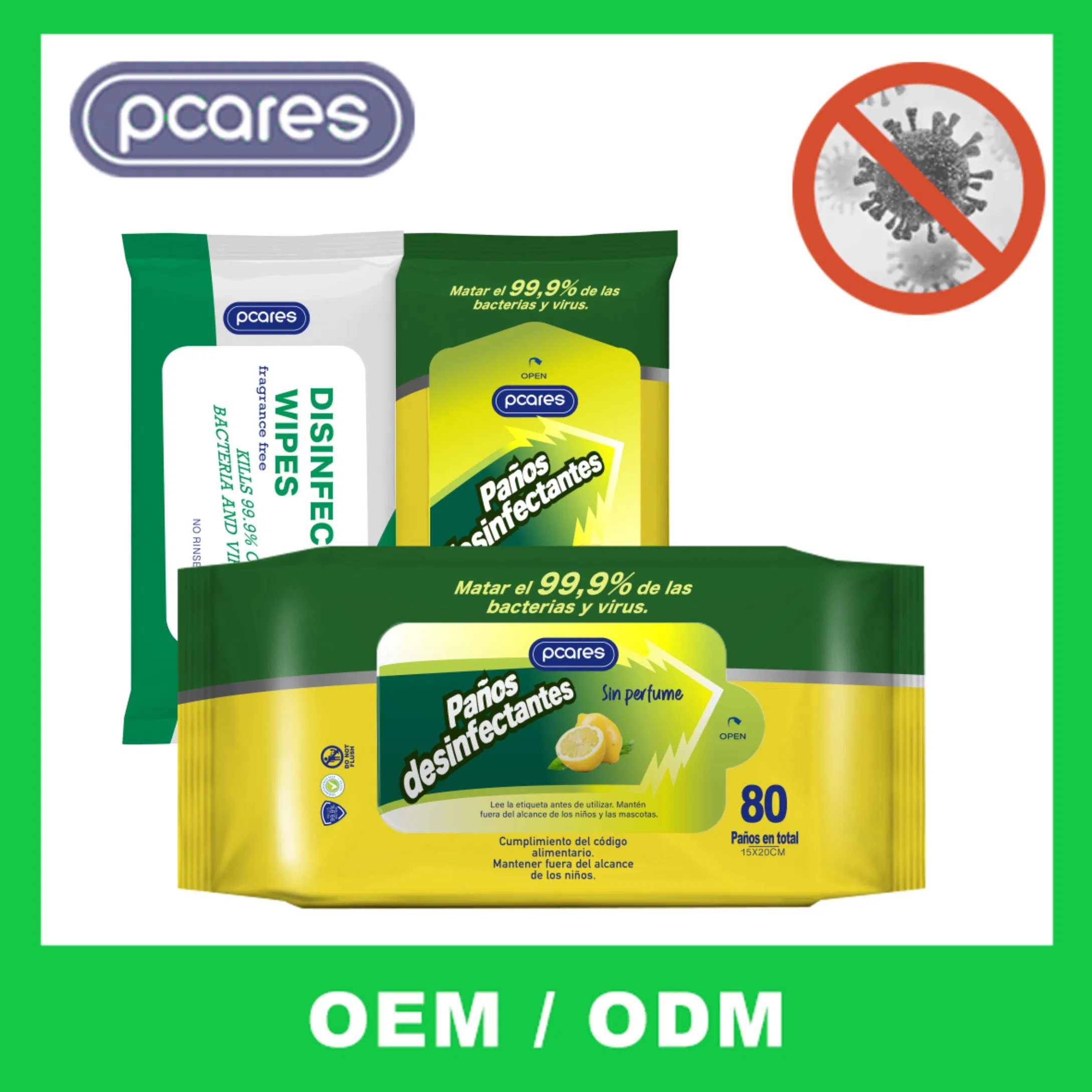 Wholesale Cheap Price 75% Alcohol Wet Wipes Antibacterial Disinfecting Wet Wipes for Daily Cleaning