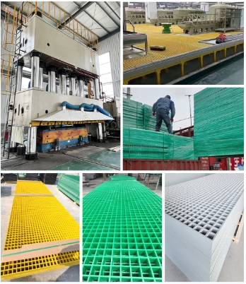 Pigeon Floor Fiberglass Grating 19*19 38 * 38 mm Platform Walkway Poultry Cage