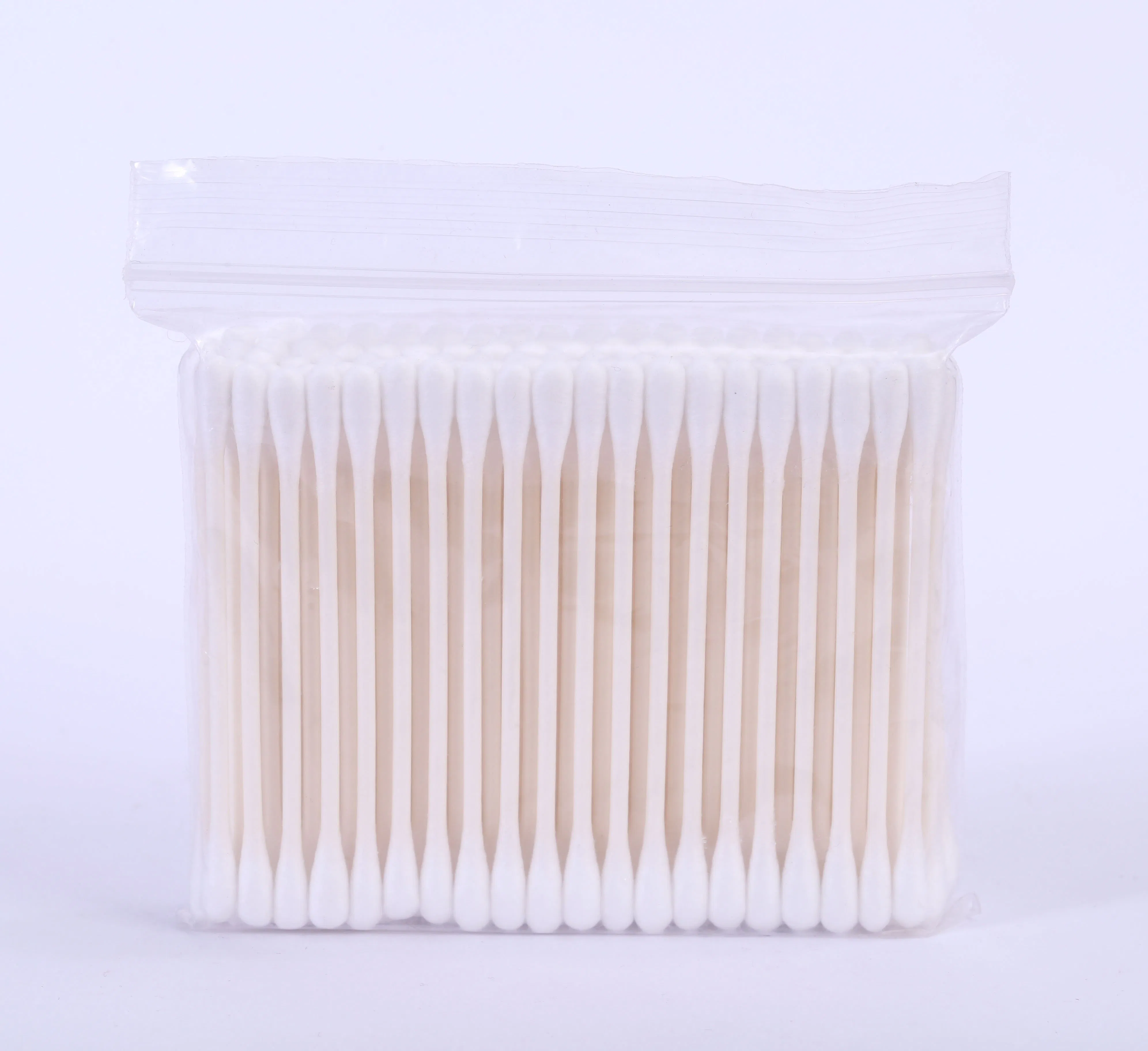 Disposable Soft Cotton Double Head Paper Stick Cotton Swabs with Free Sample
