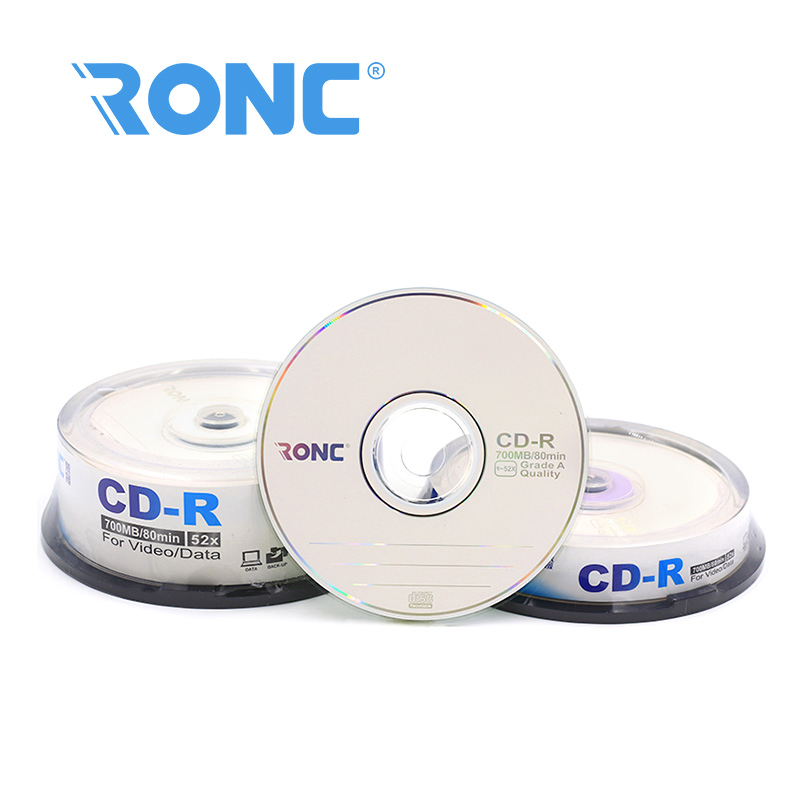 Чистые CD-R диски 50 шт, серебристые, 700MB