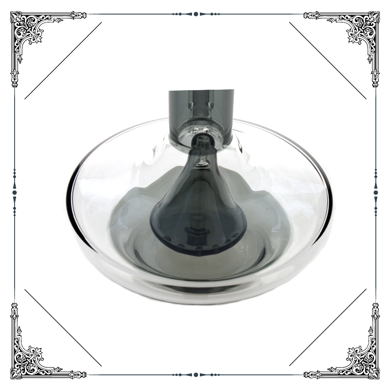 8.2 Inches Massive Showerhead Extra Wide Base Percolator Is Loaded with Slits Glass Smoking Pipe