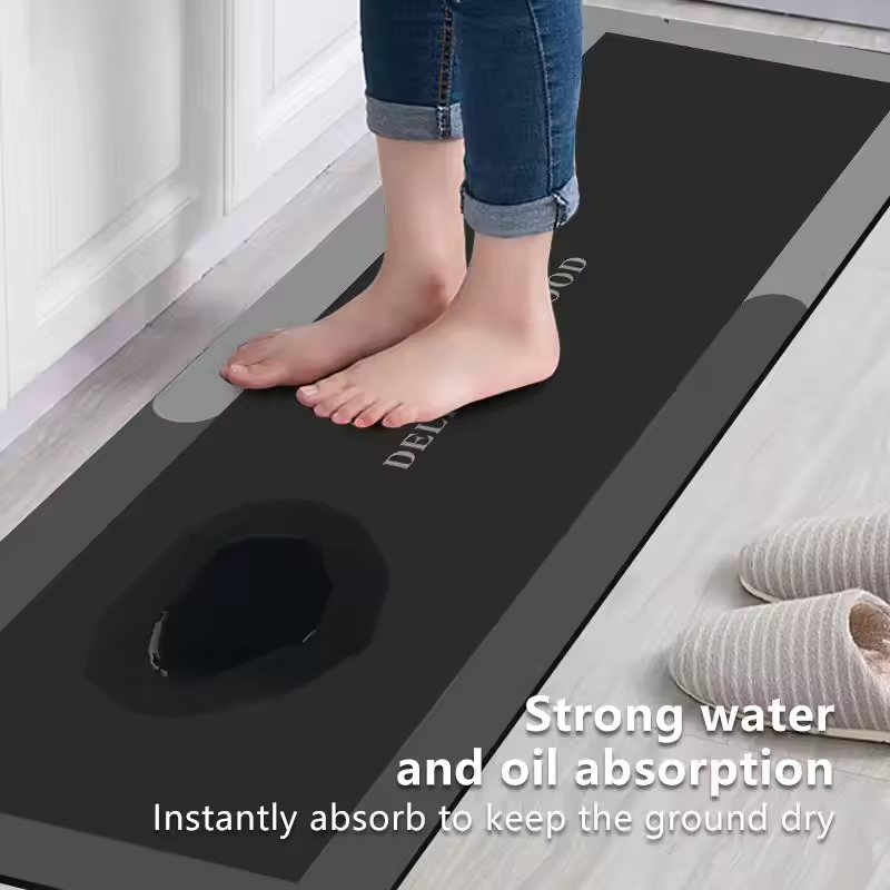 Custom Anti-Slip Mat Anti-Slip Kitchen Rug Set Long Rubber Mat Manufacturer Floor Kitchen Mat in China