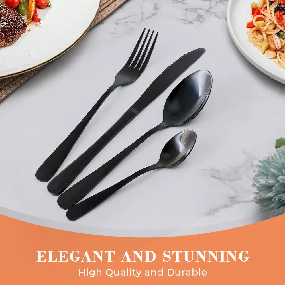 Factory Price Stainless Steel Knife Fork Spoon Flatware Sets