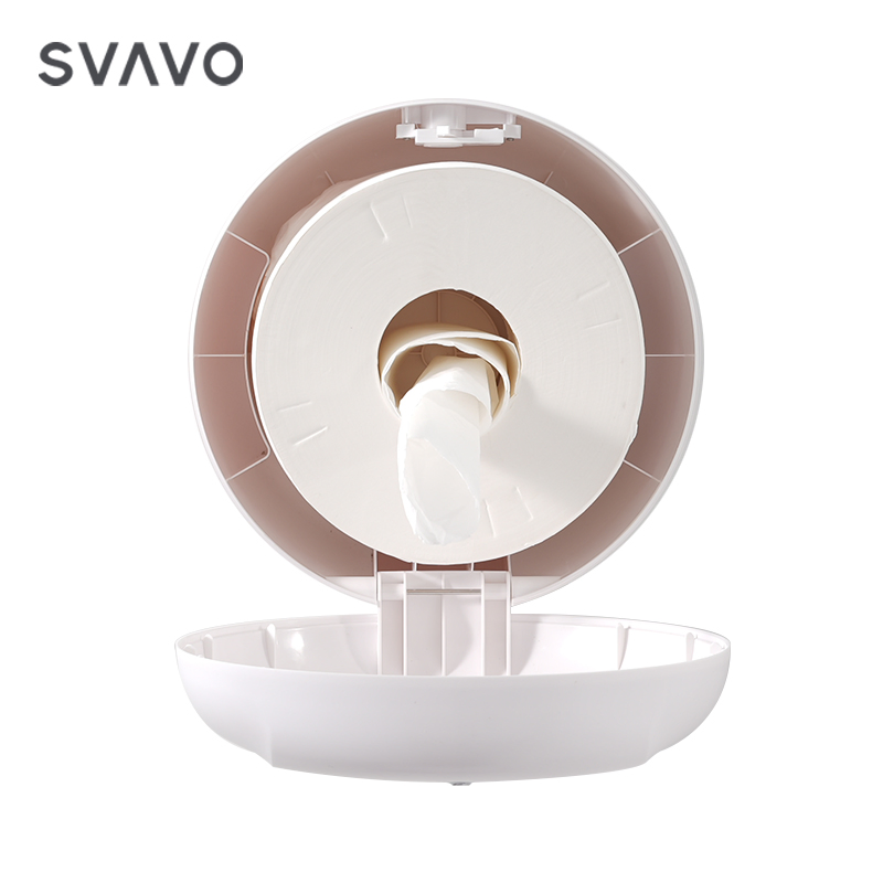 Svavo Virgin Wood Bamboo Toilet Paper Large Roll Center Pull-out 2 Ply Jumbo Roll Toilet Paper for Centerpull Paper Dispenser