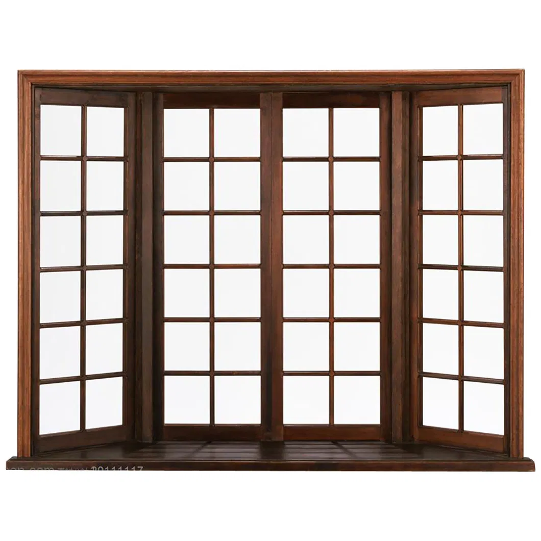 Good Price Building Material Aluminum-Clad Wood Window Wooden Window