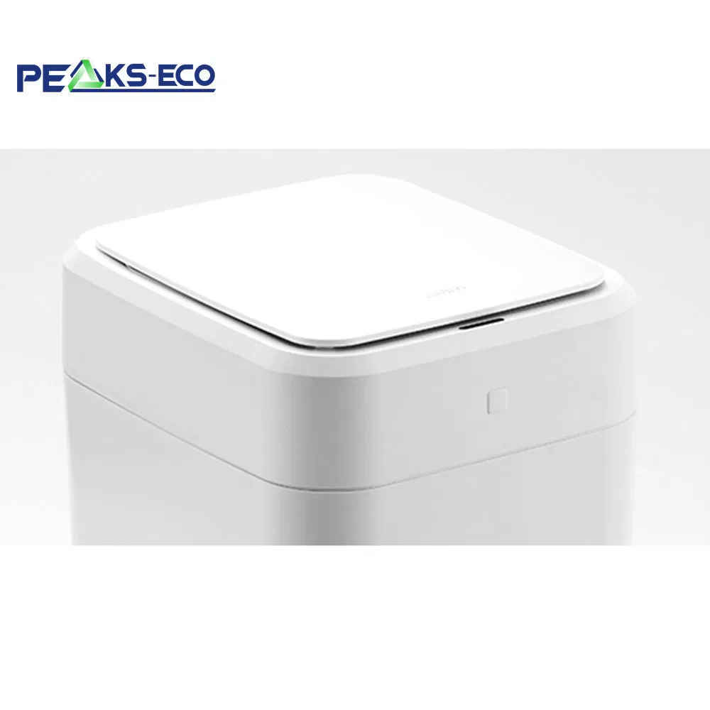 16 Liter Household Odorless Trash Can Dustbin with Automatic Lid Opening Rectangular Trash Bin Garbage Can for Wholesale