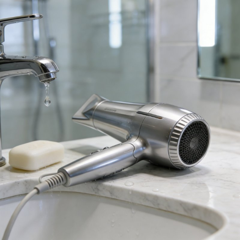 Electric Frizz-Free Negative Ion Hand Fold Hair Dryer