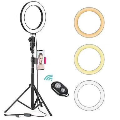 Multi-Function Stand up Lighting   Bluetooth Selfie Stick with Phone Holder Photography Studio 