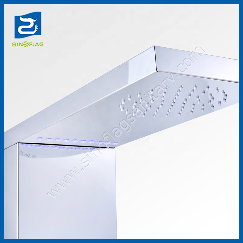 Hot Sale Bathroom Shower Panel Body Jets Black Shower Mixer