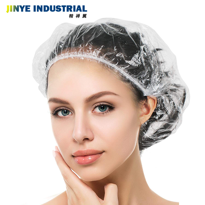 Disposable Plastic Shower Caps Hair Cover for Hotels