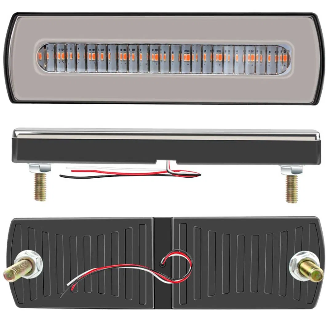 Светодиодная лента стоп-сигнала DRL, красная, универсальная