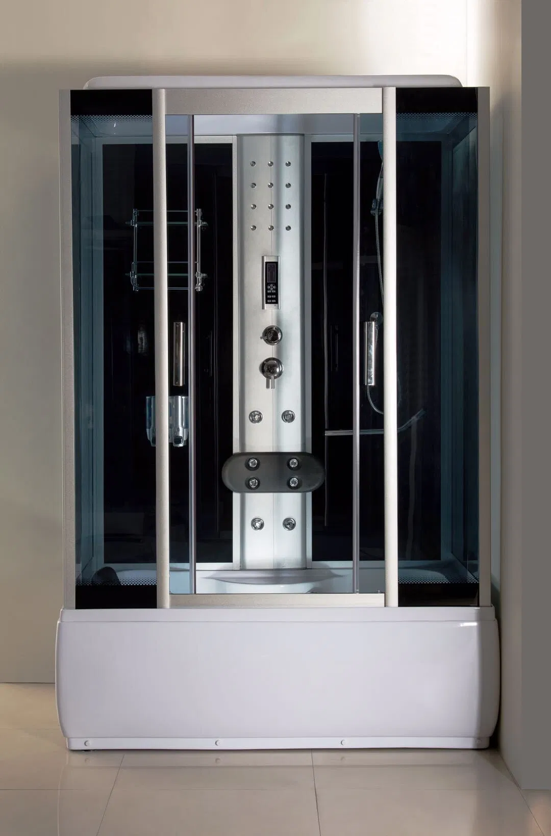 2 People Hot Tub Sauna Jacuzzi Steam Shower (8844)