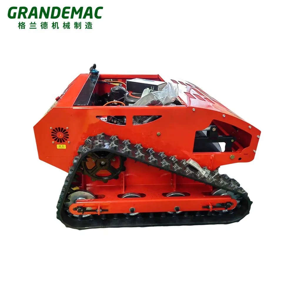 Бензиновая газонокосилка-райдер с дистанционным управлением